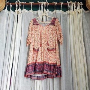 Free People Babydoll Printed Dress